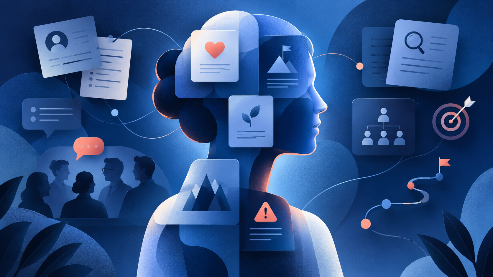 Illustration av insikter och beslutsvägar i en B2B Buyer Persona